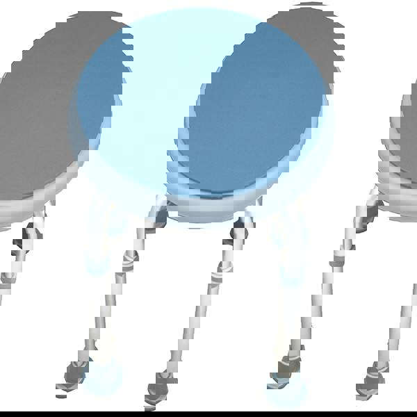 Gr8 Home Rotating Round Bathroom Shower Stool Swivel Chair Adjustable Non Slip Bath Seat