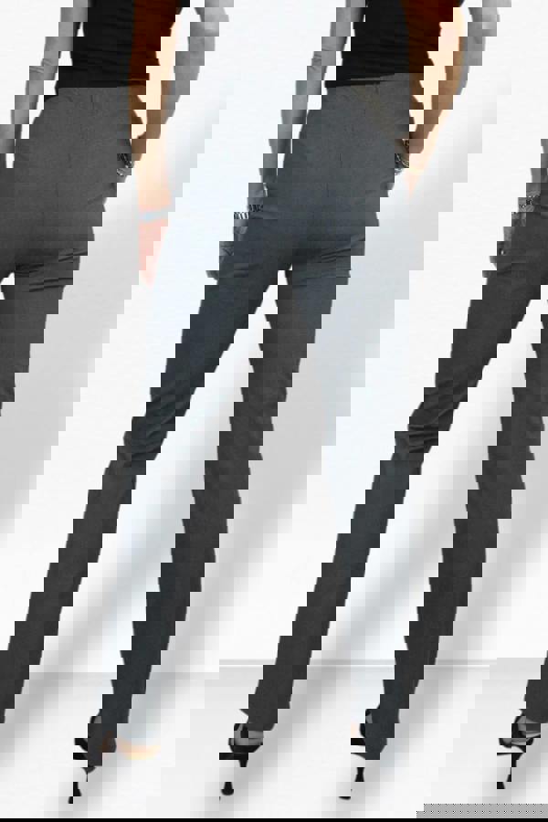 Paulo Due Women's Pull On Stretch Straight Leg Trousers