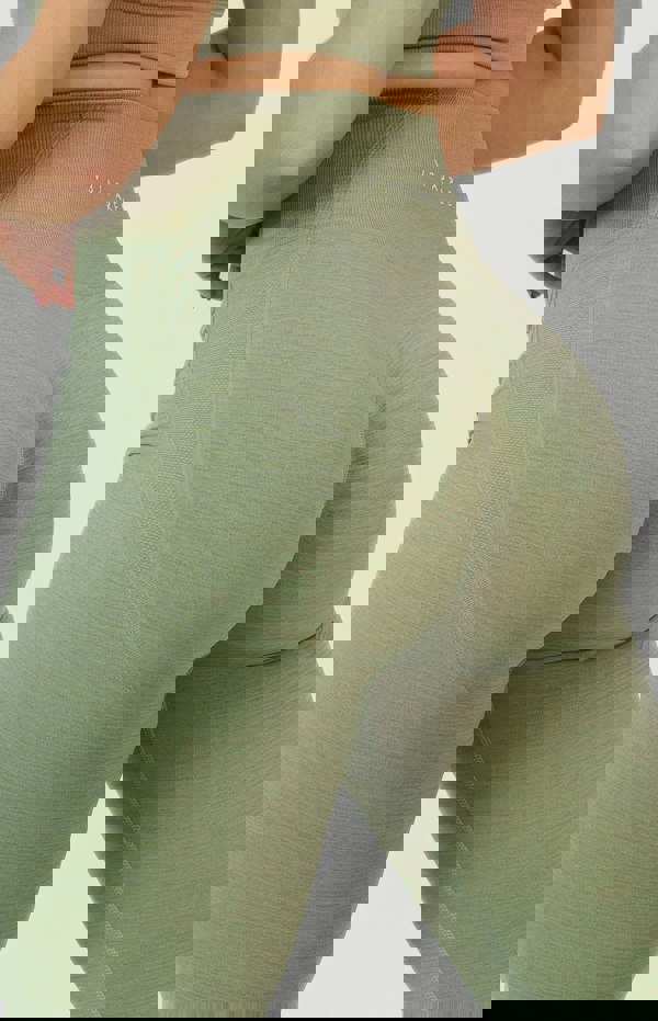 V3 Apparel Tempo Seamless Scrunch Leggings - Forest Green