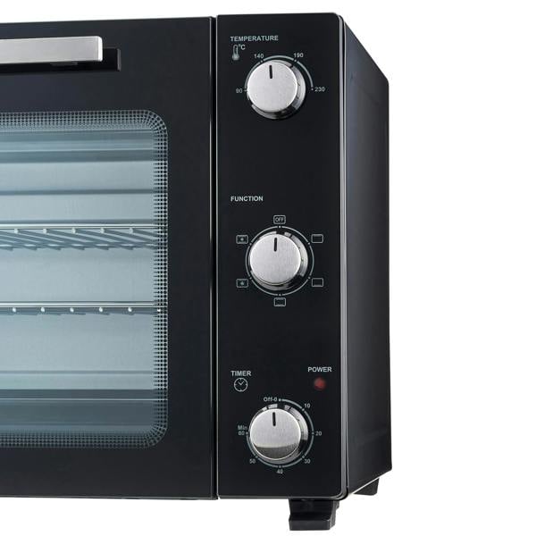 Cooks Professional 60L Mini Oven | Black / Silver