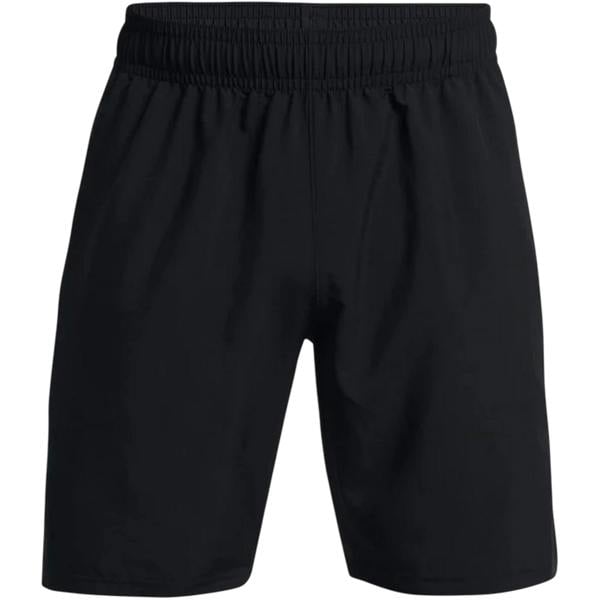 Under Armour Mens Wordmarks Woven Tech Shorts - Black/White - 