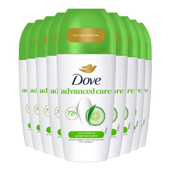Dove Roll On Deo Go Fresh Cucumber 72H Lasting Women's Anti-Perspirant 50ml, 6pk