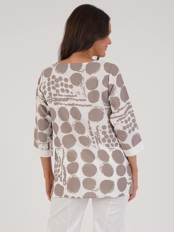 VIZ-A-VIZ Polka Dot Tunic