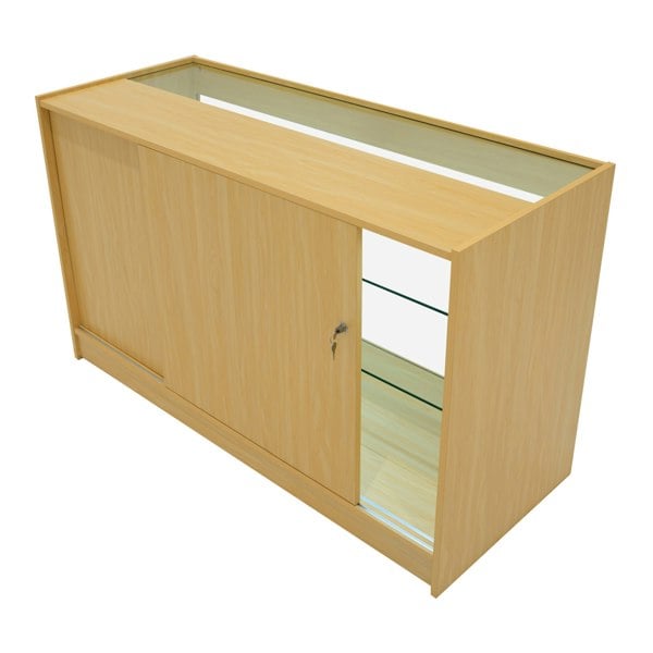 Monstershop Demeter LED Shop Counter Set K1500, B1500 & LM60 - Maple