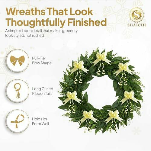50mm Light Yellow Pull Bows, Multi-Pack Ribbon Gift Bows for Wrapping, Hampers and Décor image 4
