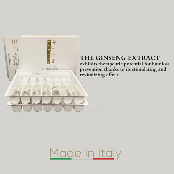 Kleral Vitadermin Anti-Thinning Treatment with Ginseng Milk  14 tubes