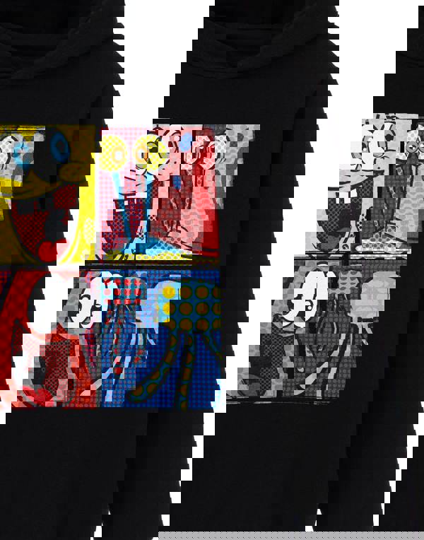 SpongeBob SquarePants Unisex Kids Black Pop Art Hoodie