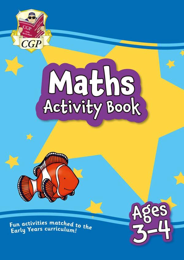 CGP Preschool Activity Book Bundle – Age 3-4 (Phonics, Writing, Reading, Maths, Counting, Numbers 0-10)