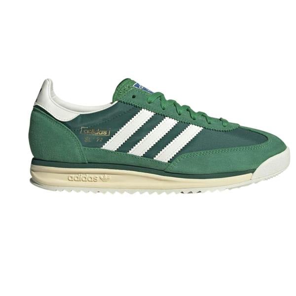 Adidas Mens Sl 72 Rs Leather Trainers - Green/White - 