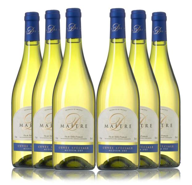 Maitre D Medium Dry White Case