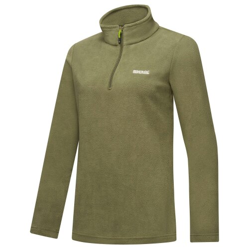 Regatta Great Outdoors Womens Sweetheart 1/4 Zip Fleece Top - Olive Night