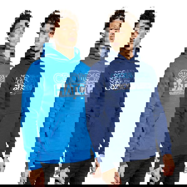 Crosshatch Mens Larmen Hoodie (Pack of 2) - Navy/Blue