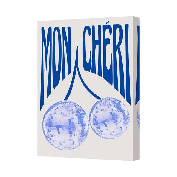 Benjamin Tate Design Mon Cheri Canvas Print Disco Balls Contemporary Wall Art UK Handmade