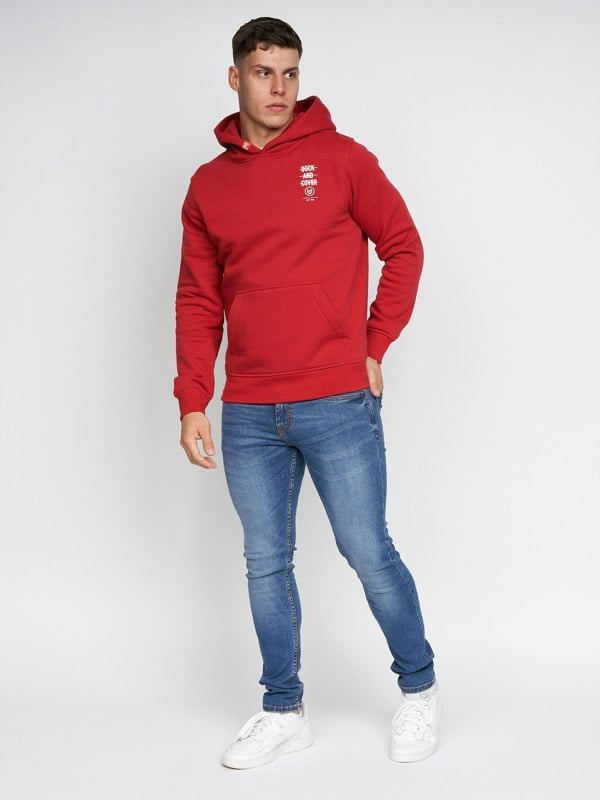 Duck and Cover Lenta Hoodie - Red