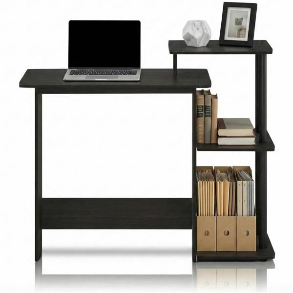 WALPLUS Efficient Home Laptop Notebook Computer Desk, Espresso/Black, /BK Featuring Durable Construction and Elegant Finish | 11192EX
