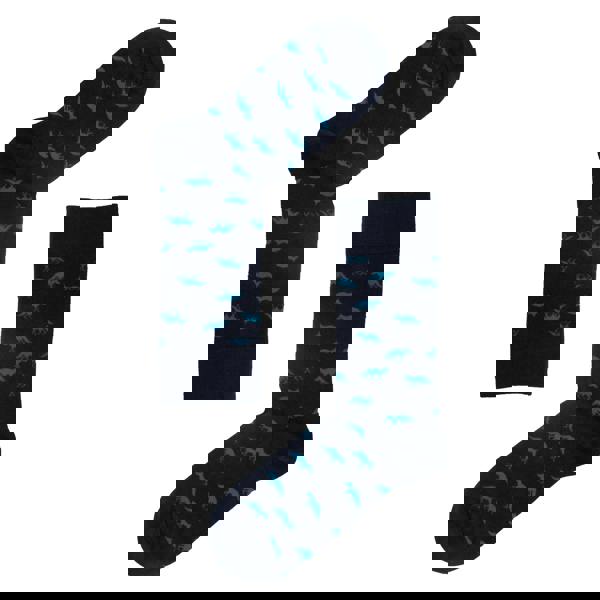 Jemsox Lone Fox Design Mens Socks – Organic Cotton Super Soft