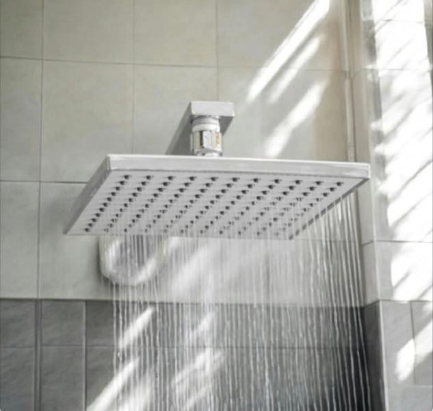 Blue Canyon Square Fixed Showerhead 220mm Chrome