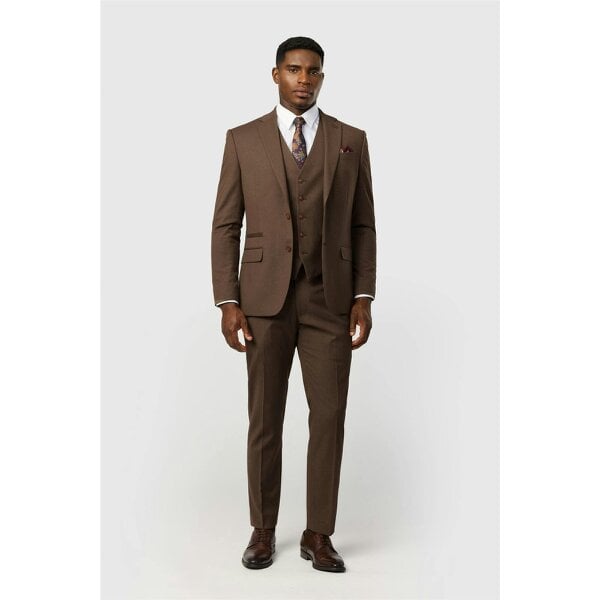 Antique Rogue Slim Fit Harley Flannel Chestnut Jacket