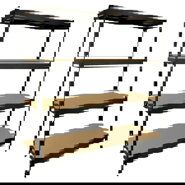 Monster Racking Q-Rax Heavy Duty Storage Shelving, 160cm W, 60cm D, Black