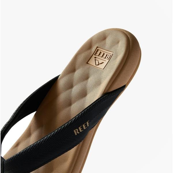 Reef CUSHION MELODY Toe-Post Sandals   in  Black/Multicoloured