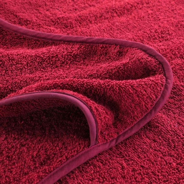 Berkfield Beach Towels 4 pcs Burgundy 60x135 cm Fabric 400 GSM