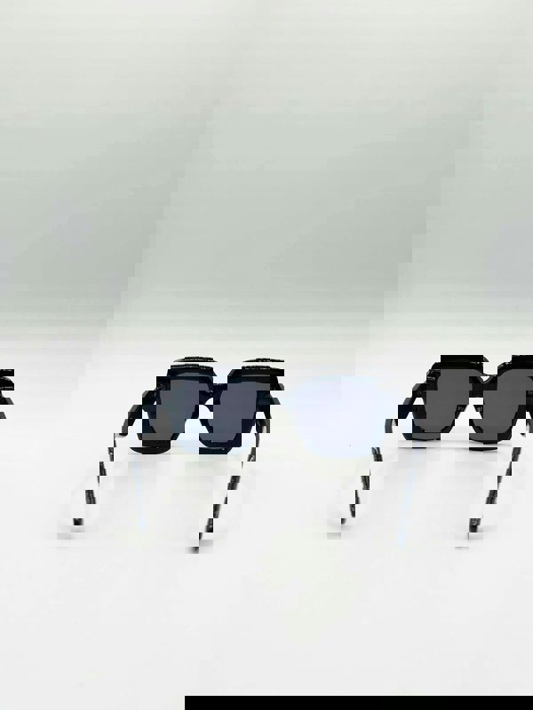 SVNX Bold Square Sunglasses in Black