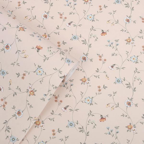Laura Ashley Leonie Trail Linen Wallpaper