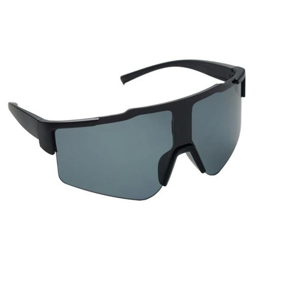 MidOcean Shine Mirrored Sport Sunglasses - Black - 