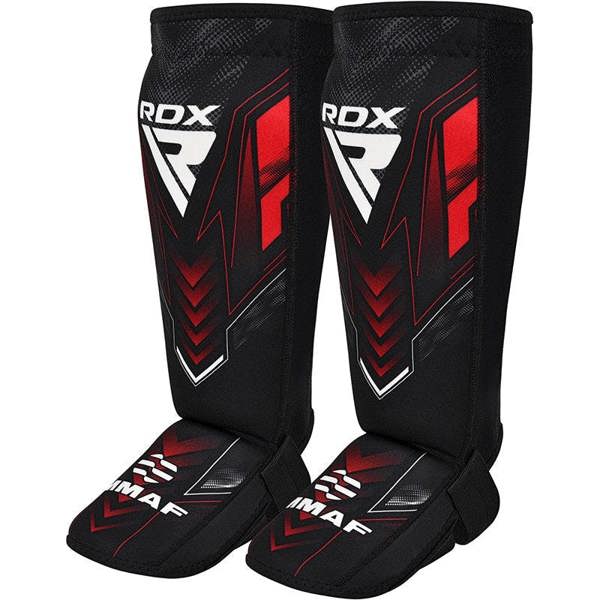 RDX Sports NEOPRENE SHIN INSTEP IMMAF-1-RED