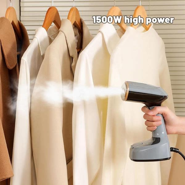 Dyzi 1500W Handheld Garment Steamer Foldable 150ml Grey