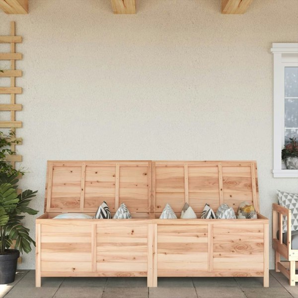 Berkfield Garden Storage Box 198.5x50x56.5 cm Solid Wood Fir