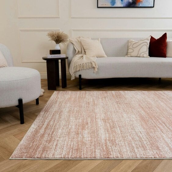 The Rugs Montana Abstract Cream Rose Rug | 3800