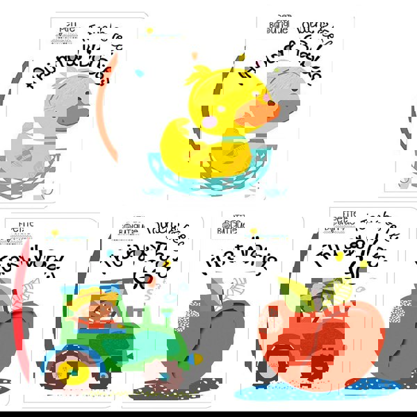 Petite Boutique Touch and Feel Things That Go, Animal Babies, First Words 3 Books Collection Set