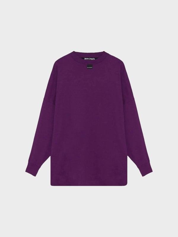 Palm Angels Blurry Logo Over Tee Purple - Supplied FashionPalm Angels