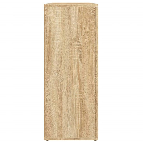 Berkfield Sideboard Sonoma Oak 91x29.5x75 cm Engineered Wood