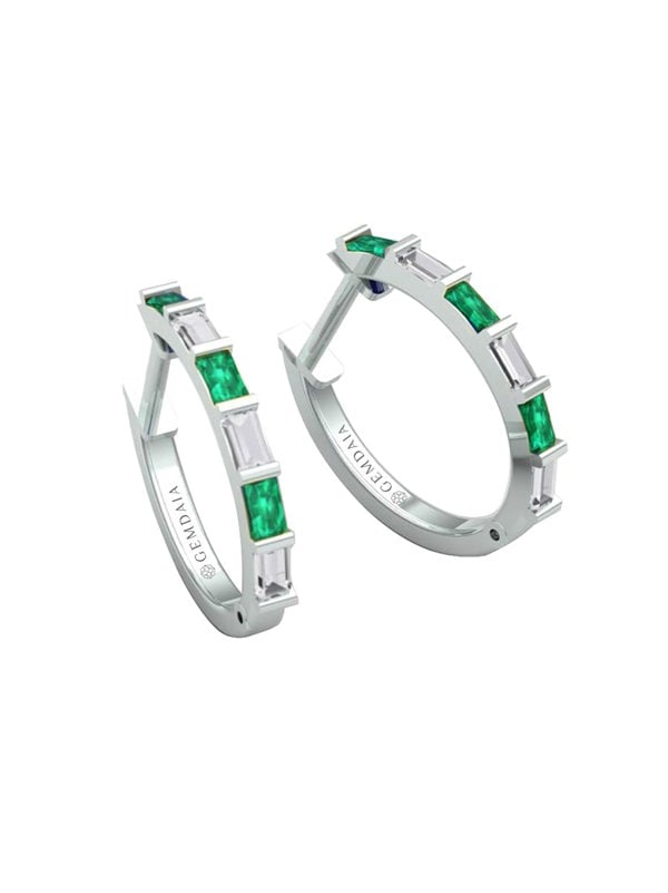 Gemdaia Emerald Serenity Earrings