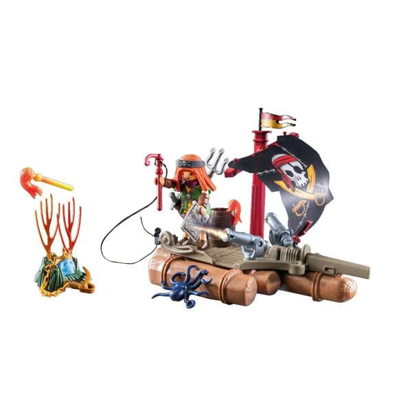 Playmobil Pirate Raft with Treasure - 71794 Playset