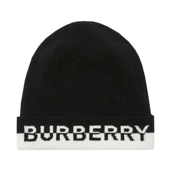 Burberry Logo Cashmere Blend Beanie - chancefashionco