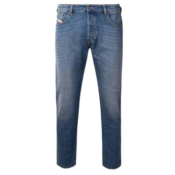 Diesel Mens D-Yennox Tapered Jeans - Mid Blue - 