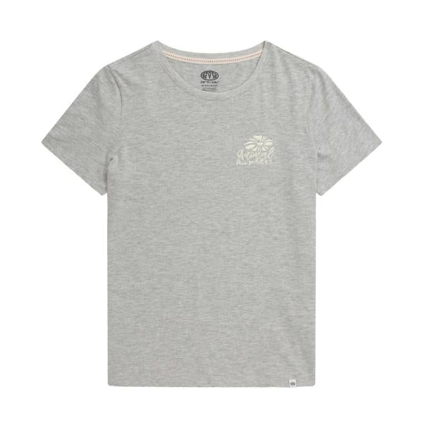 Animal Womens/Ladies Sunrise Carina Organic Cotton T-Shirt - Grey - 