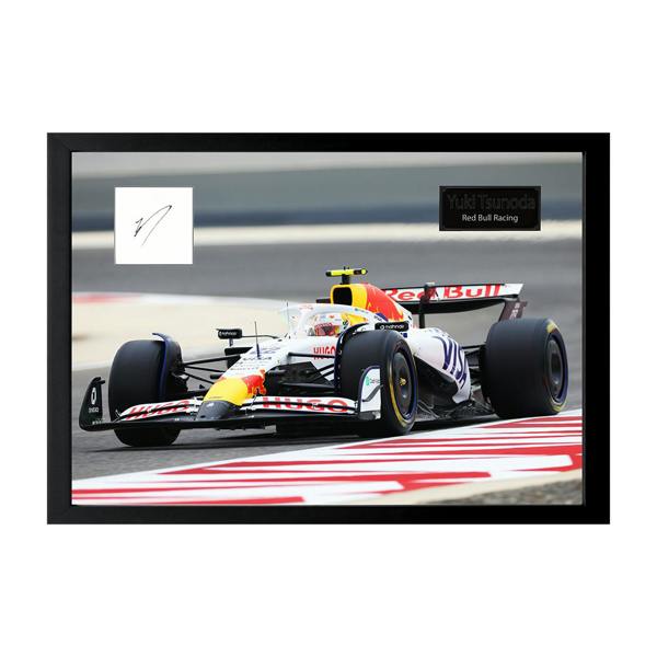 Yuki Tsunoda Signed Red Bull Racing Cut Iconic Frame (ACG Cert)