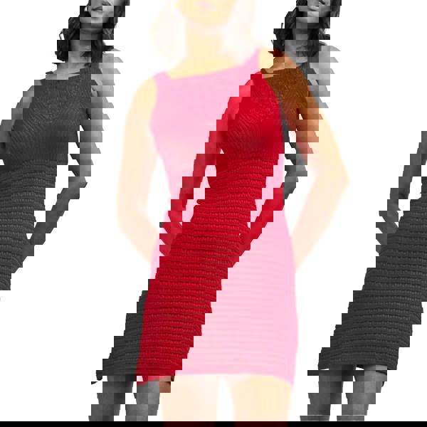 Nobody´s Child Womens/Ladies Mock Crochet Mini Dress - Red