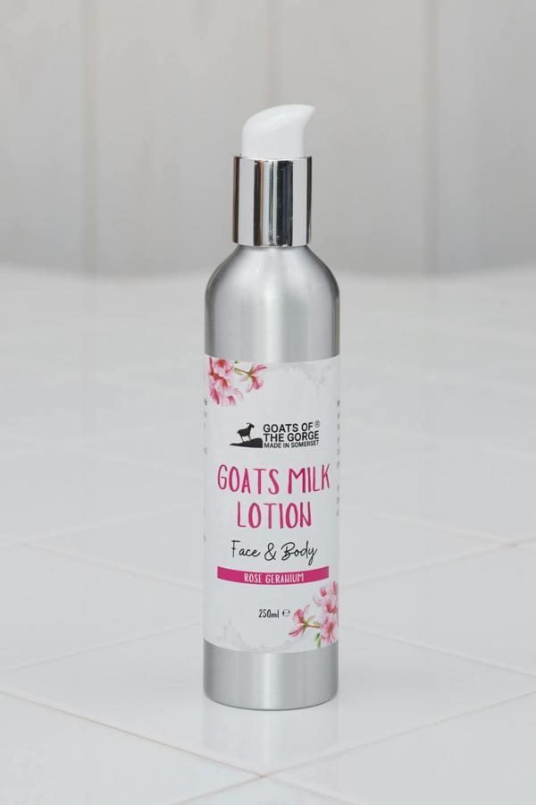 Goats Milk Skin Lotion Background