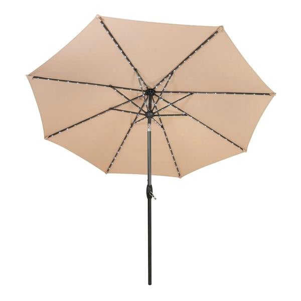 Jardi LED Tilt Parasol 2.7m – Beige