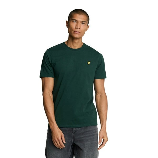 Lyle & Scott Mens Plain T-Shirt - Dark Green