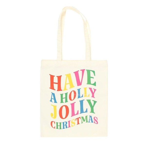 Serano Holly Jolly Christmas Polyester Tote Bag