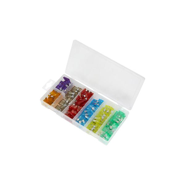 Sealey 120 Pce Automotive Car/Motorbike STANDARD Fuse Assortment 3-30 Amp BCF120