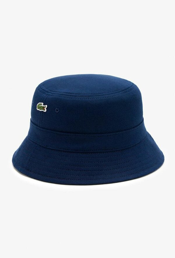 Lacoste Men's Pique Bucket Hat - Navy