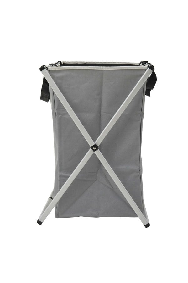 Living and Home 3 Compartments Dirty Clothes Basket Waterproof Dirty Clothes Basket Foldable Storage Bucket Portable Laundry Basket