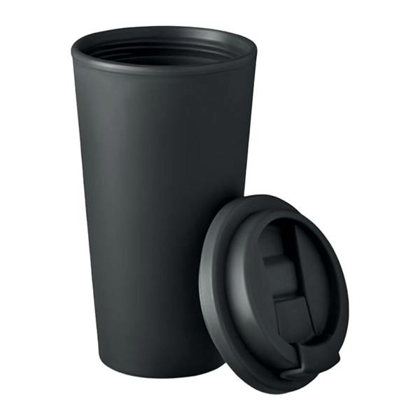 MidOcean Tuesday Double-Walled 450ml Tumbler - Black - 